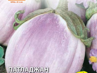 ПАТЛАДЖАН БЯЛ С РОЗОВО 1 гр.